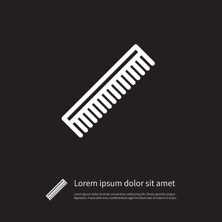 Isolated Hairbrush Icon. Barber Tool Vector Element Can Be Used For Hairbrush, Barber, Tool Design Concept.のイラスト素材