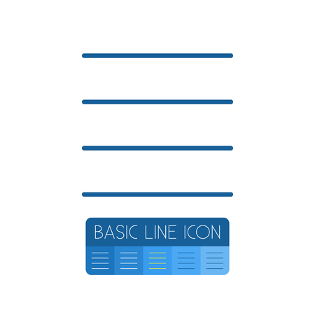 Isolated Menu Outline. List Vector Element Can Be Used For Menu, List, Tasks Design Concept.のイラスト素材