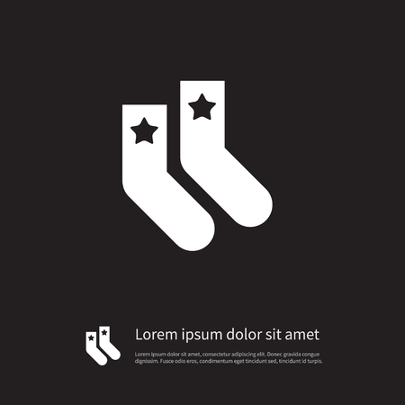Isolated Stripy Icon. Foot Textile Vector Element Can Be Used For Stripy, Foot, Textile Design Concept.のイラスト素材