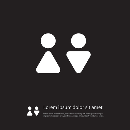 Isolated woman icon.のイラスト素材