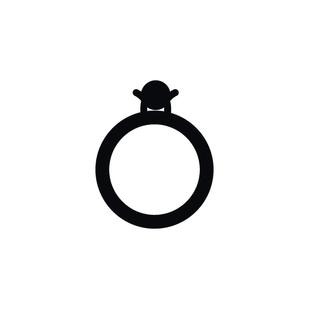 Isolated Diamond Icon. Brilliant Vector Element Can Be Used For Brilliant, Diamond, Ring Design Concept.のイラスト素材