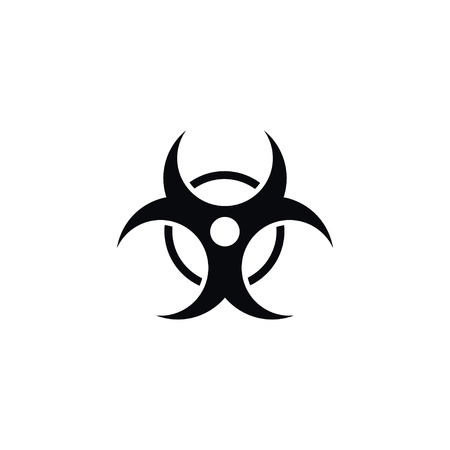 Isolated Biology Peril Icon. Hazard Vector Element Can Be Used For Hazard, Biology, Peril Design Concept.のイラスト素材