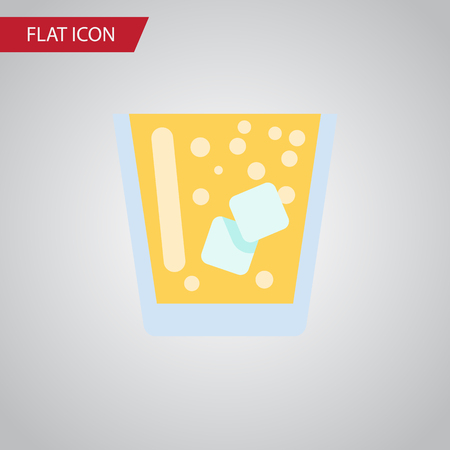 Lemonade Vector Element Can Be Used For Lemonade, Juice, Drink Design Concept.  Isolated Juice Flat Icon.のイラスト素材