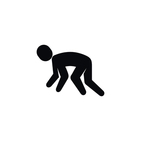 Isolated Jogging Icon. Exercise Vector Element Can Be Used For Running, Jogging, Exercise Design Concept.のイラスト素材
