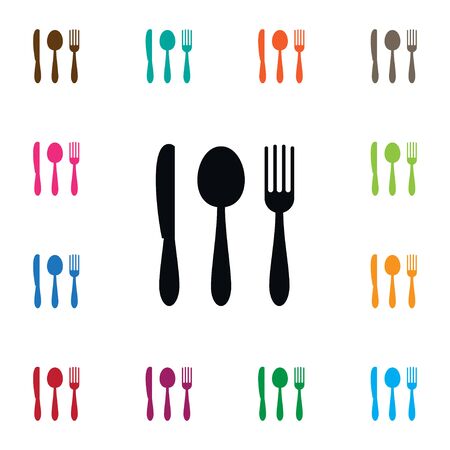 Isolated silverware icon.のイラスト素材
