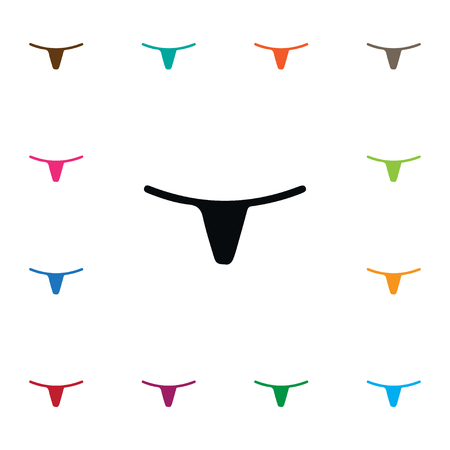 Set of lingerie icon.のイラスト素材