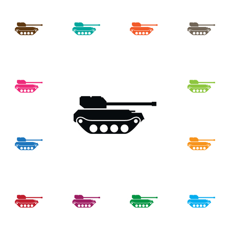 Vector of Isolated Defense Icon. Panzer - ID:1-89348298 - Royalty Free ...