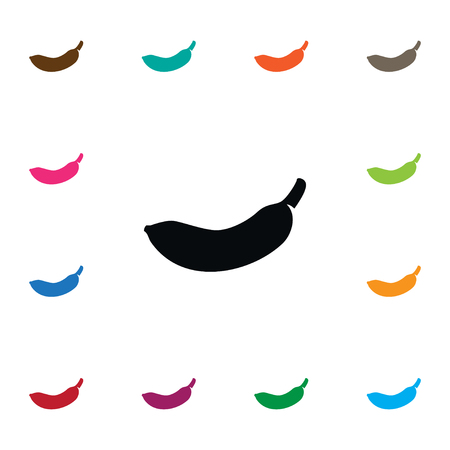 Isolated Plantain Icon. Exotic Vector Element Can Be Used For Plantain, Banana, Exotic Design Concept.のイラスト素材