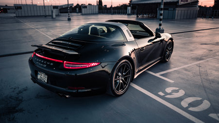 Porsche 911 Carrera 4S Targaのeditorial素材