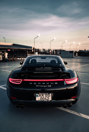 Porsche 911 Carrera 4S Targaのeditorial素材