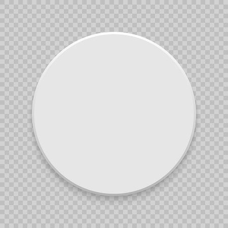 box top view with shadow. mock up model 3D . Realistic White blank のイラスト素材