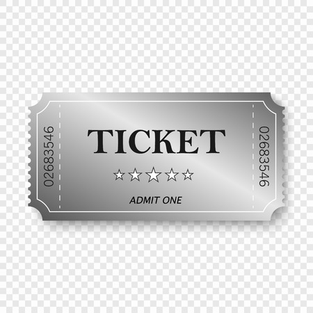 Entry ticket in old vintage style. Vector illustrationのイラスト素材