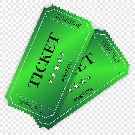Entry ticket in old vintage style. Vector illustrationのイラスト素材