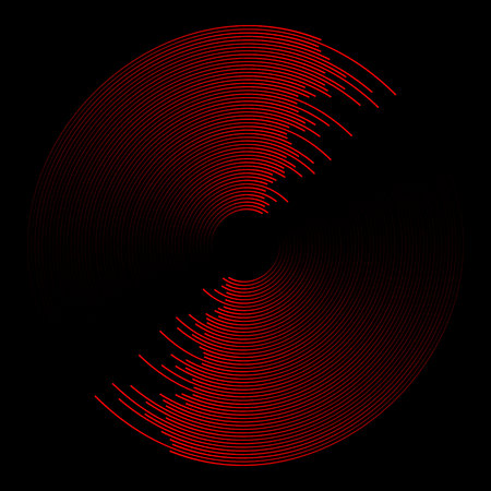 Abstract moderv background with sound waveのイラスト素材