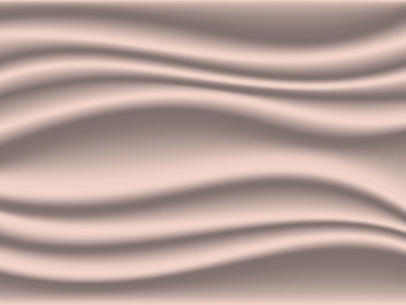 3d realistic White Wave Silk Background, Vector Illustrationのイラスト素材