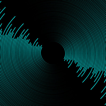 Abstract moderv background with sound waveのイラスト素材