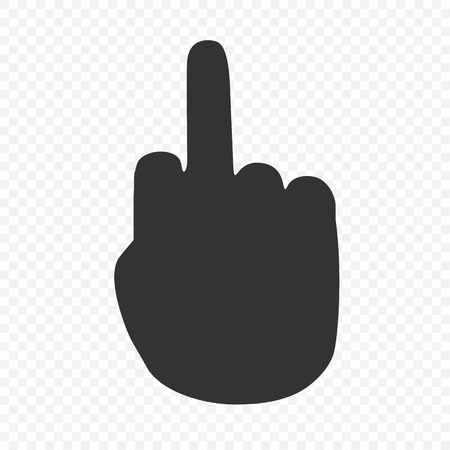 Fuck you. Hand finger vector iconの素材 [FY31097228567] | ストック
