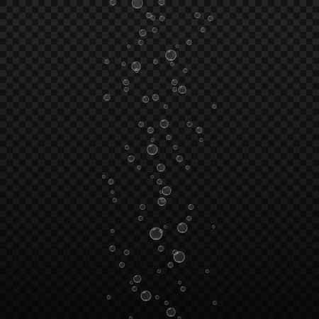Water fizzing bubbles.のイラスト素材