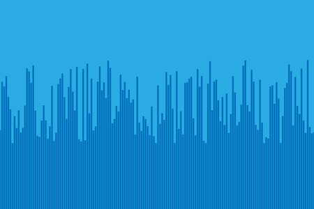 Abstract background with lines. Sound wave のイラスト素材