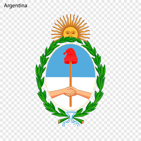 Emblem of Argentina. National Symbolのイラスト素材