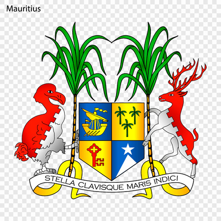 Symbol of Mauritius. National emblemのイラスト素材