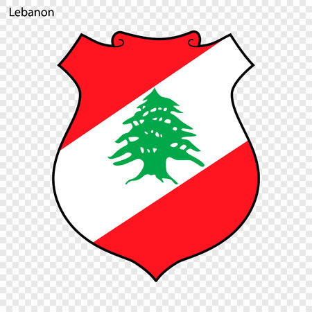 Symbol of Lebanon. National emblemのイラスト素材