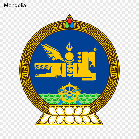 Symbol of Mongolia. National emblemのイラスト素材