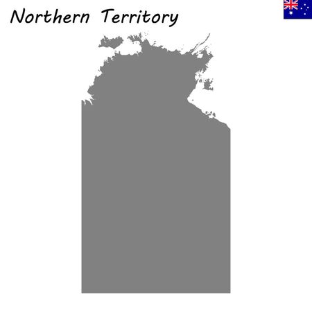 High Quality map is a state of Australiaのイラスト素材