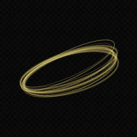 Magic light glow effect stars bursts with sparkles isolated on transparent background. Light traceのイラスト素材