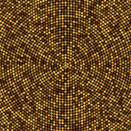 Colorful vector illustration with golden decorative elements over black background. Abstract templates for holiday designのイラスト素材