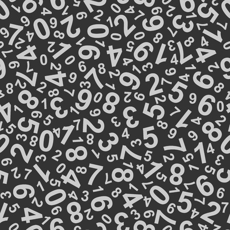 Abstract Background with Numbers. vectorのイラスト素材