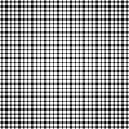 Gingham seamless plaid pattern vectorのイラスト素材