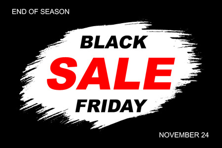 Black friday sale banner vectorのイラスト素材