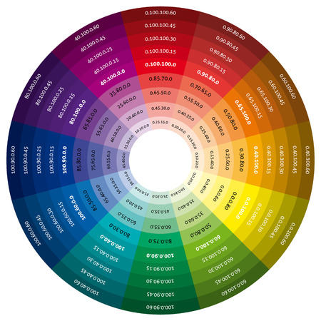 Color wheel, Vector template for designのイラスト素材