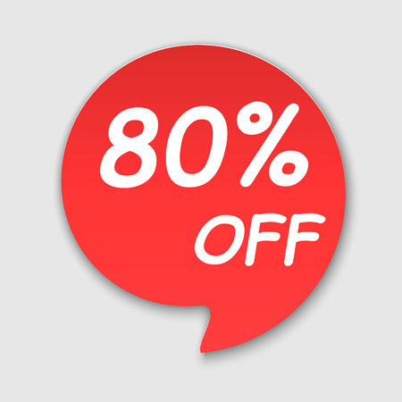 discount sticker. Sale offer or Price label,のイラスト素材
