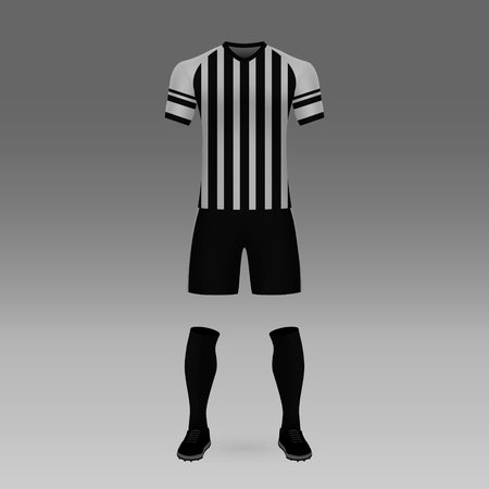 football kit Monterrey, shirt template for soccer jersey. Vector illustrationのイラスト素材