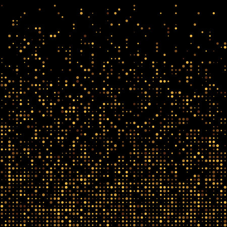 gold disco glitter background. Festive premium design template for holiday greeting cardのイラスト素材