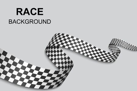 Checkered flag background. race flag design . Template for your designのイラスト素材