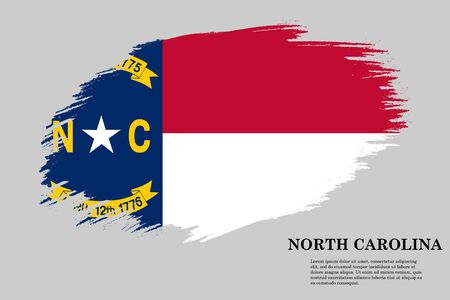 Brush stroke styled flag of  . Template for your designのイラスト素材
