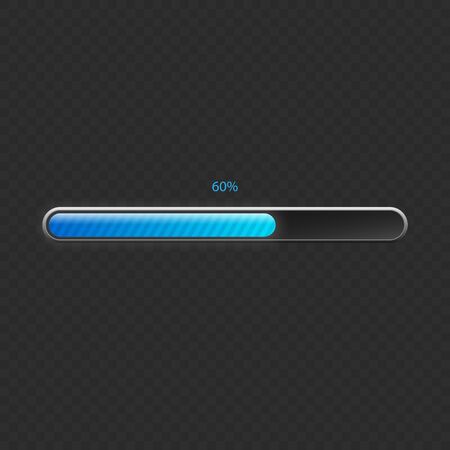 Progress loading bar panel template . Template for your designのイラスト素材