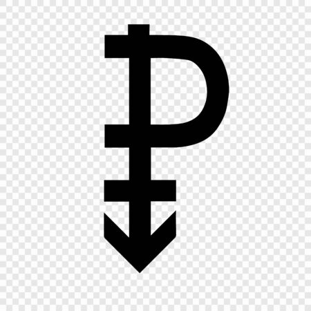 Pansexual pride symbol. Vector icon . Template for your designのイラスト素材