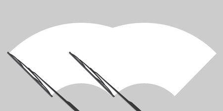windscreen check wiper cleans the windshield . Template for your designのイラスト素材