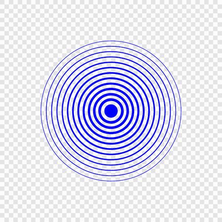 Sonar search sound wave icon . Template for your designのイラスト素材