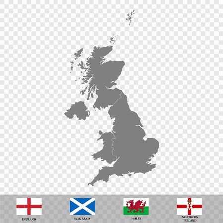 High quality Map United Kingdom. vector illustrationのイラスト素材