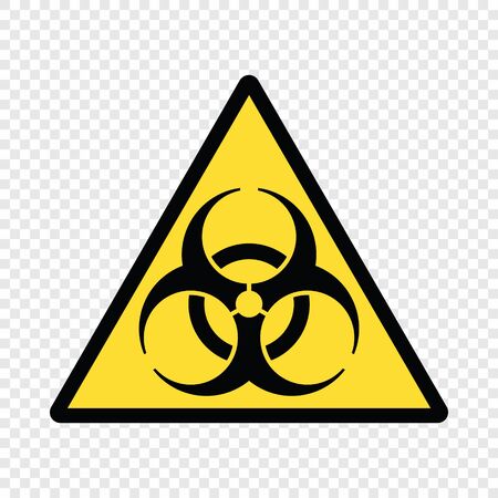 Biohazard symbol. Biological warning signのイラスト素材