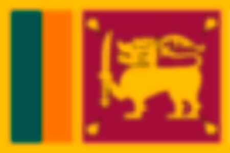 Blurred background with flag Sri Lanka. Vector illustrationのイラスト素材