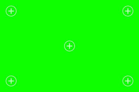 Green screen chroma key background. Vector illustrationのイラスト素材