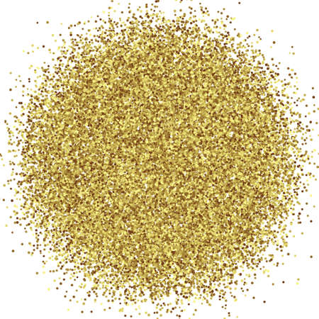 Gold Foil Glitter Texture Isolated Template for your designのイラスト素材