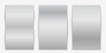 set blank paper check Template for your designのイラスト素材