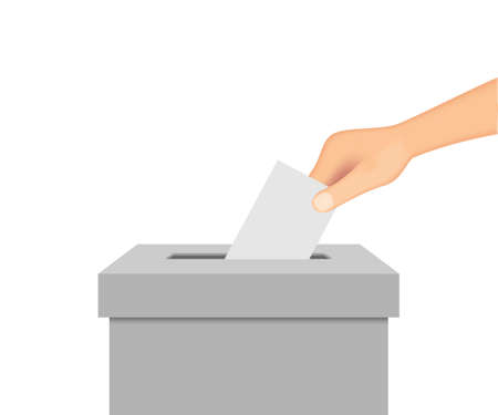 Vote election banner background Template for your designのイラスト素材